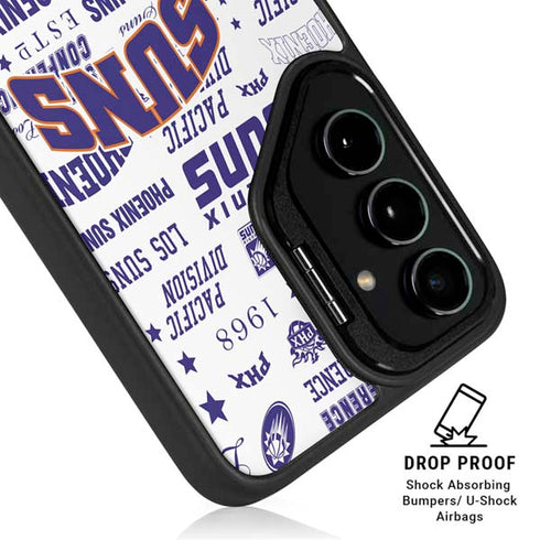 NBA Phoenix Suns Historic Blast Galaxy S24 FE Kickstand Case